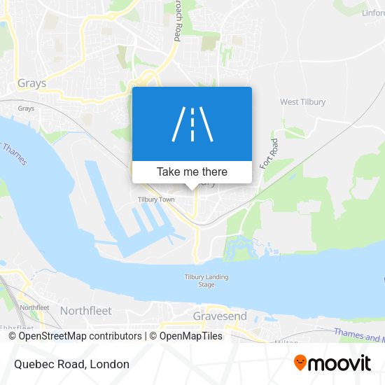 Quebec Road map