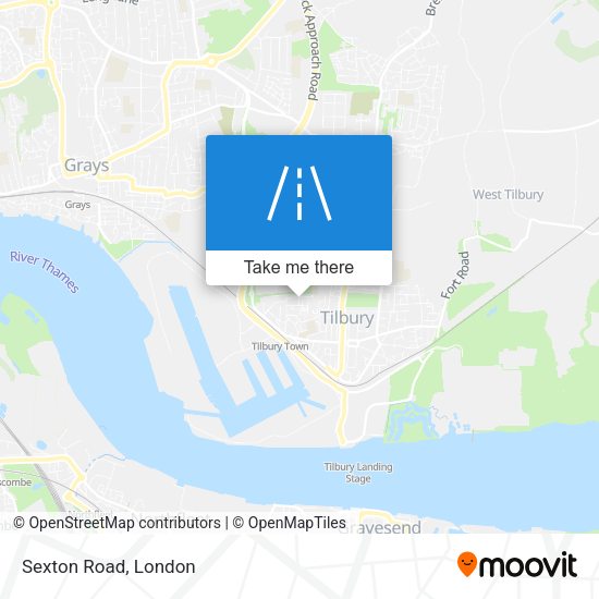 Sexton Road map