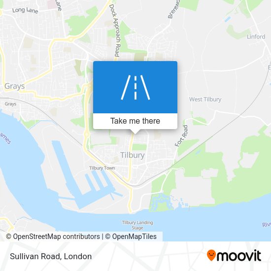 Sullivan Road map
