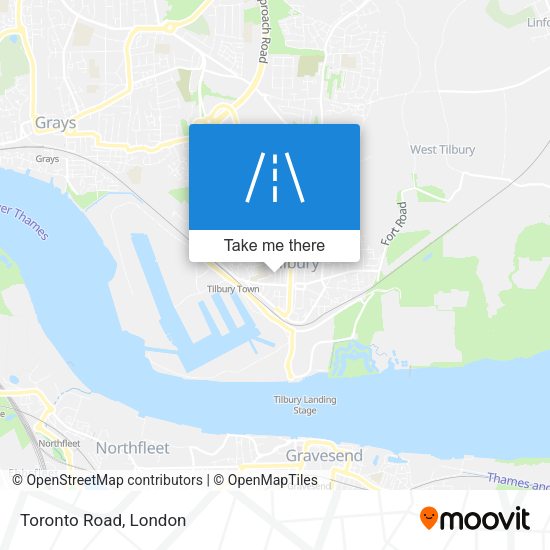 Toronto Road map