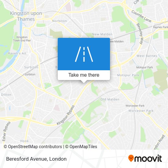 Beresford Avenue map