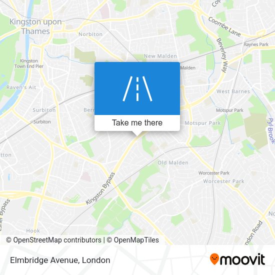 Elmbridge Avenue map