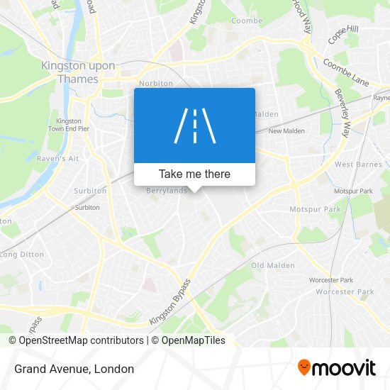 Grand Avenue map