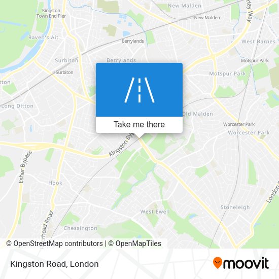Kingston Road map