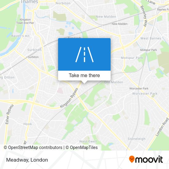 Meadway map