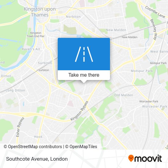 Southcote Avenue map