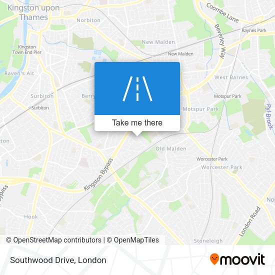 Southwood Drive map