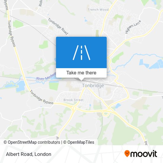 Albert Road map