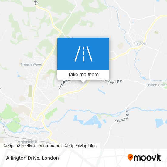 Allington Drive map