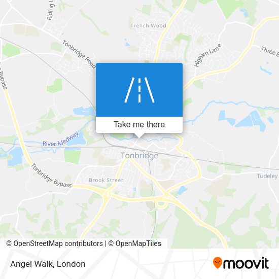 Angel Walk map