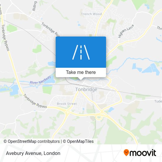 Avebury Avenue map