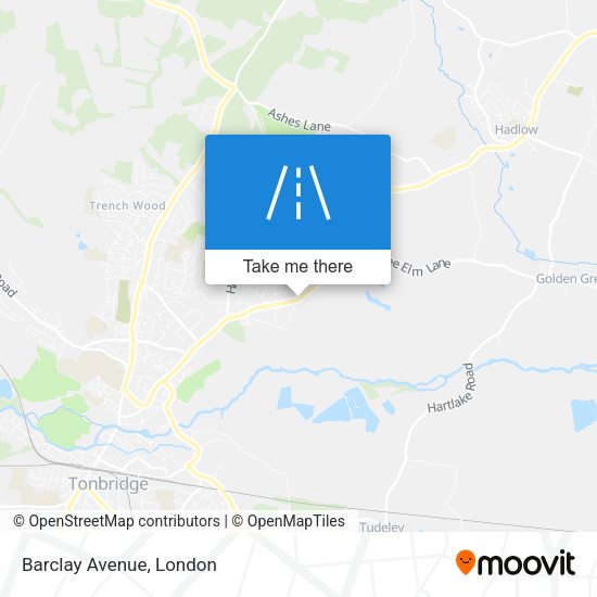 Barclay Avenue map