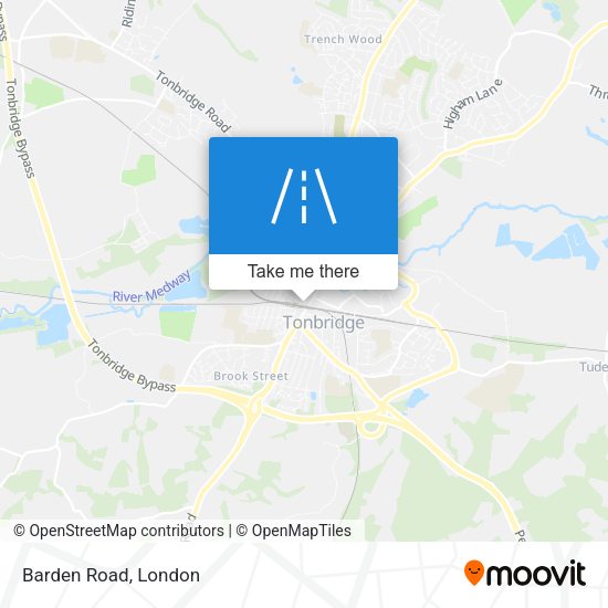 Barden Road map