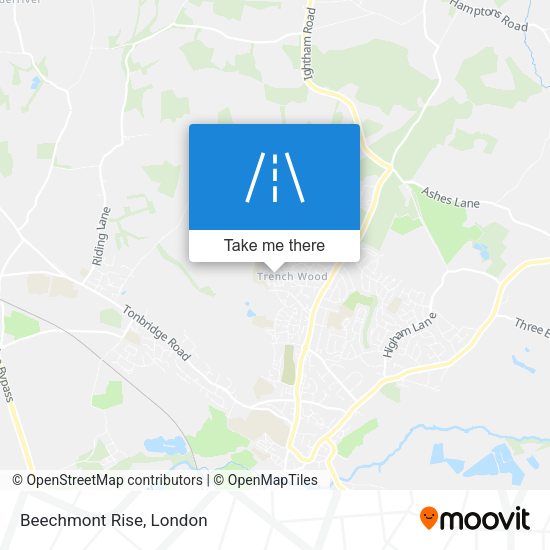 Beechmont Rise map