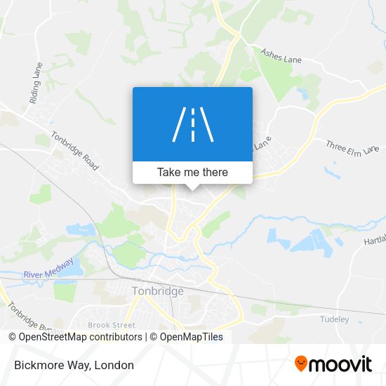 Bickmore Way map