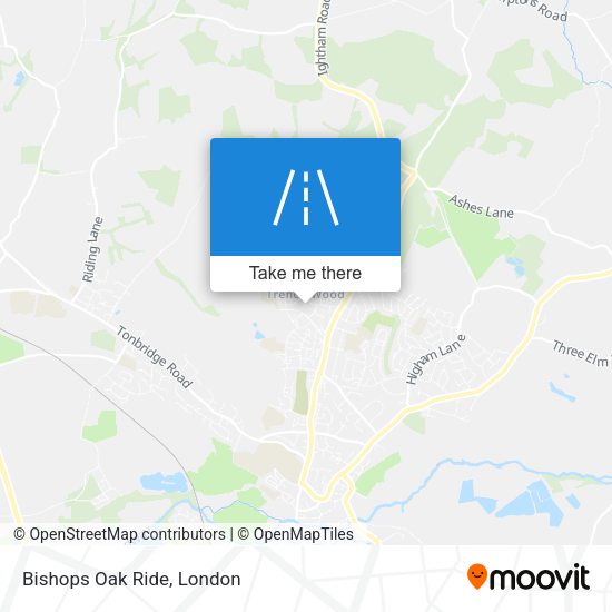 Bishops Oak Ride map