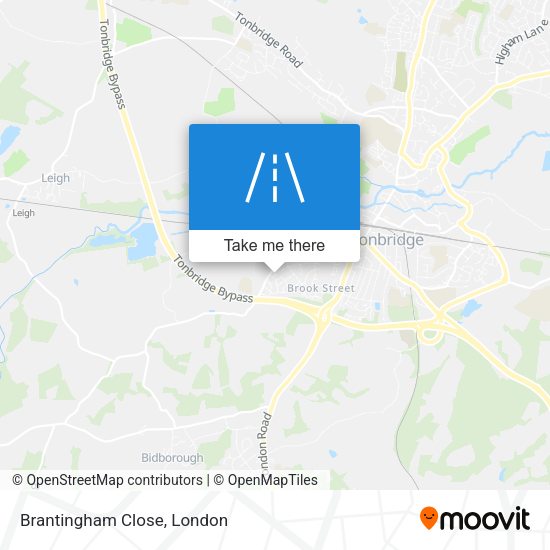 Brantingham Close map