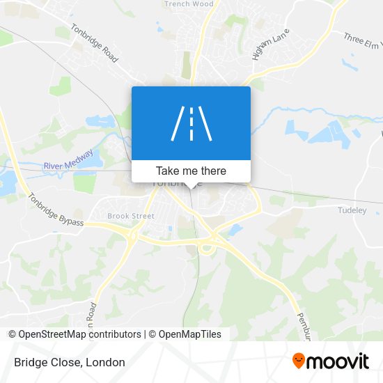 Bridge Close map