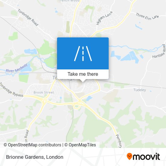 Brionne Gardens map