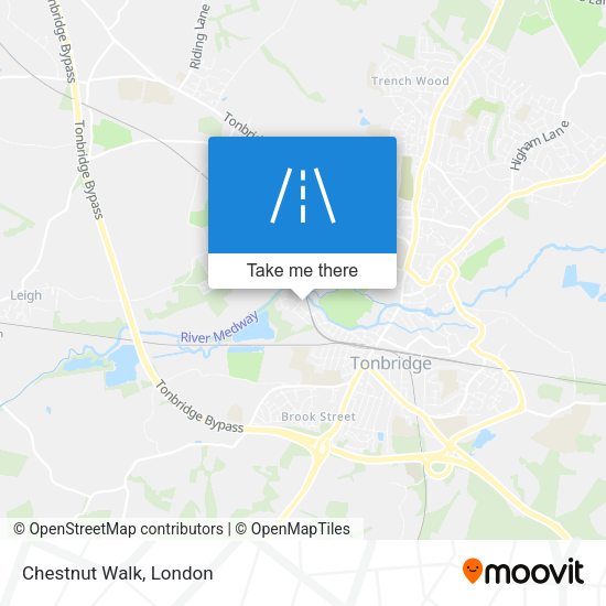 Chestnut Walk map