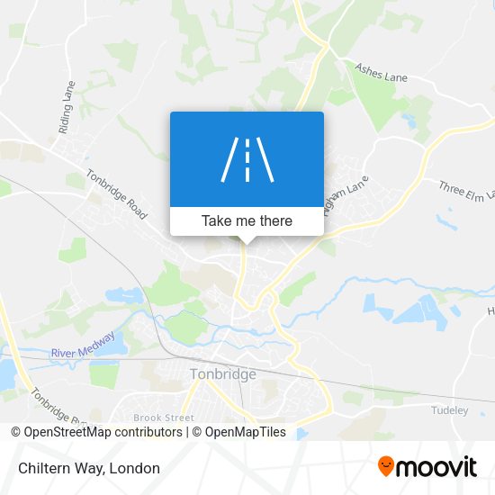 Chiltern Way map