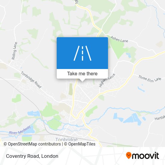 Coventry Road map