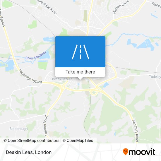 Deakin Leas map