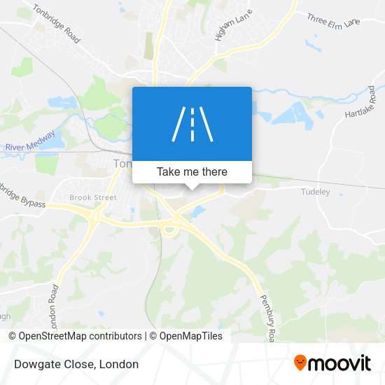 Dowgate Close map