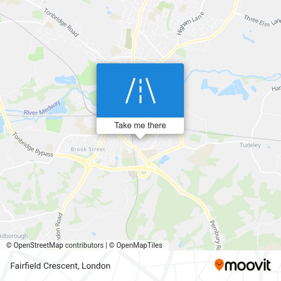 Fairfield Crescent map