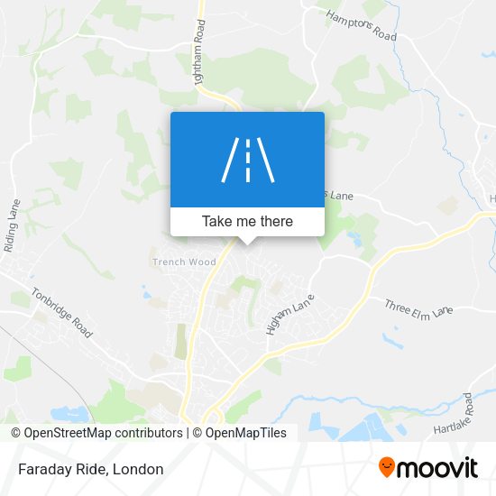 Faraday Ride map