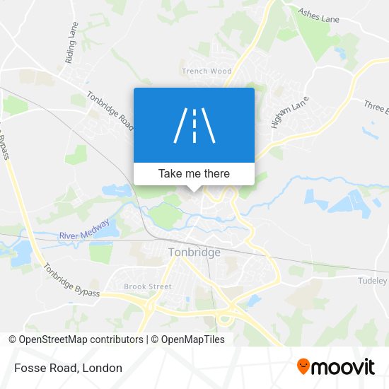 Fosse Road map