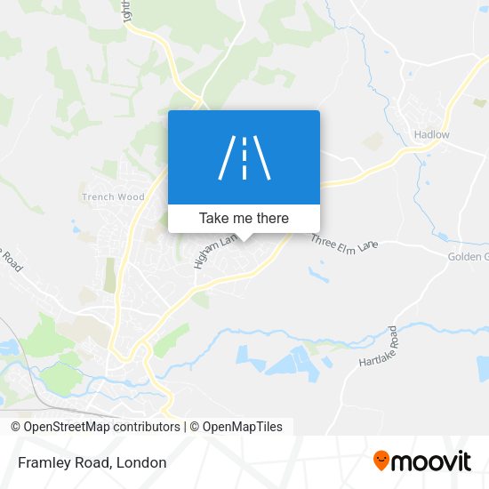 Framley Road map