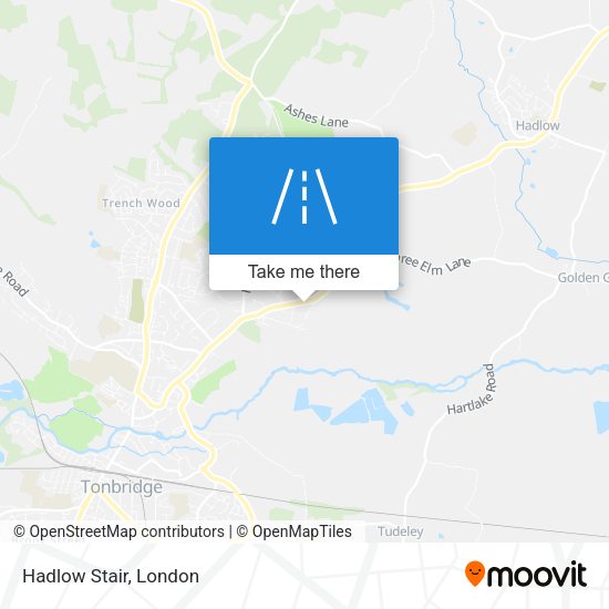 Hadlow Stair map