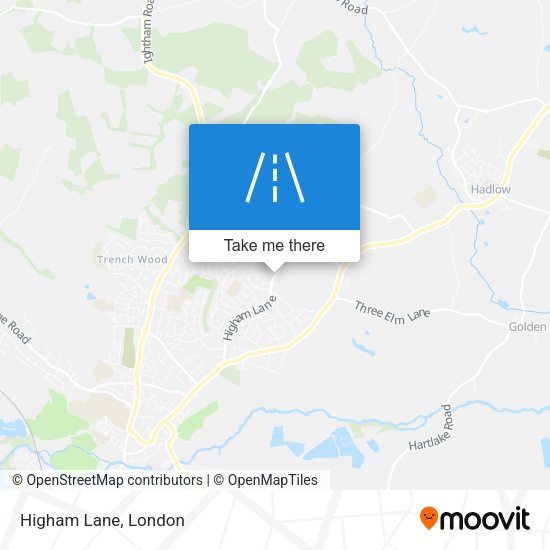 Higham Lane map