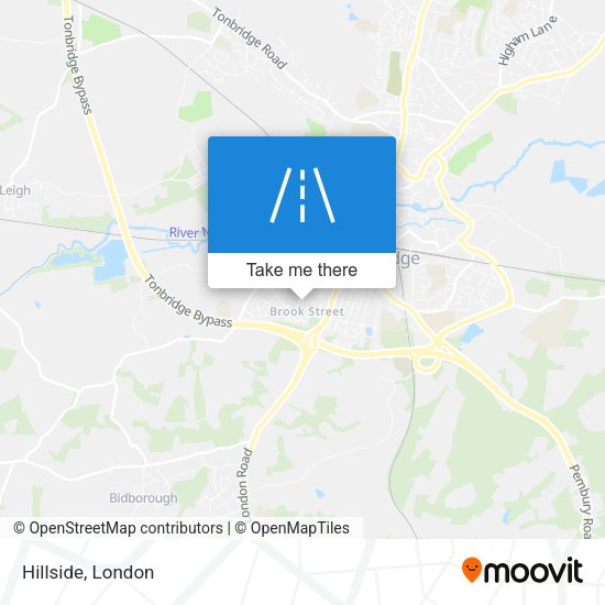 Hillside map