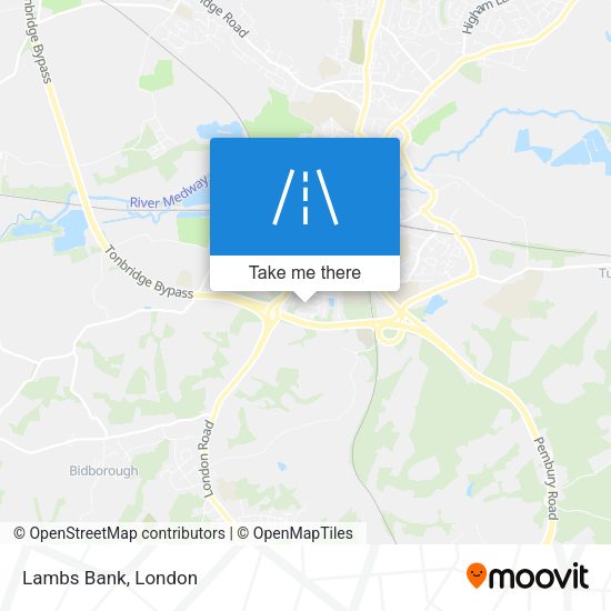 Lambs Bank map