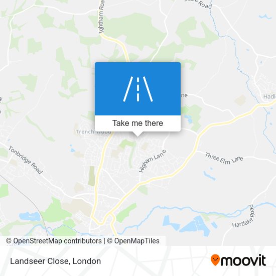 Landseer Close map