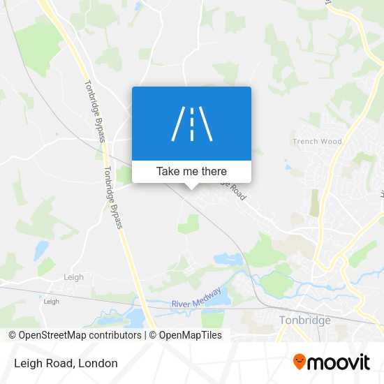 Leigh Road map