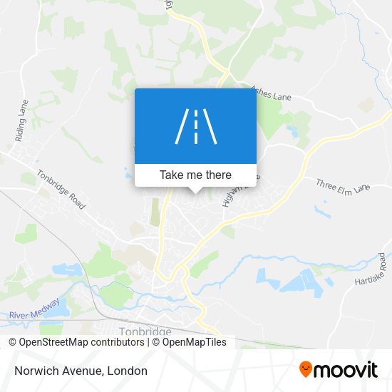 Norwich Avenue map