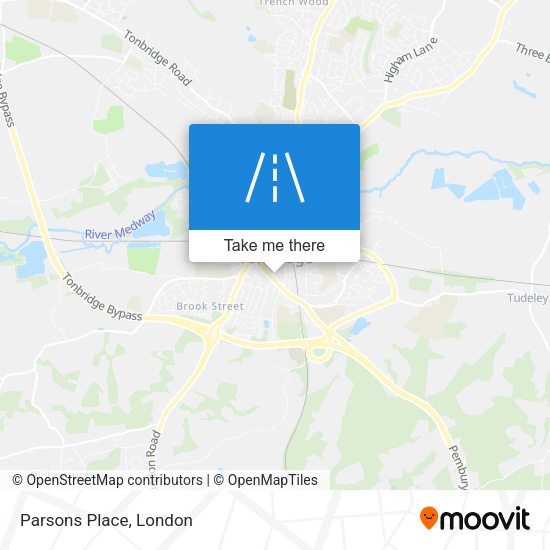 Parsons Place map