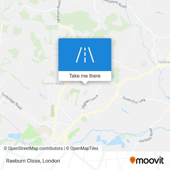 Raeburn Close map