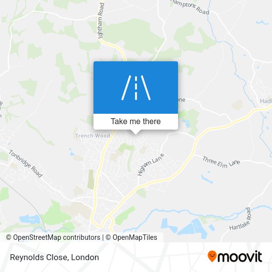 Reynolds Close map