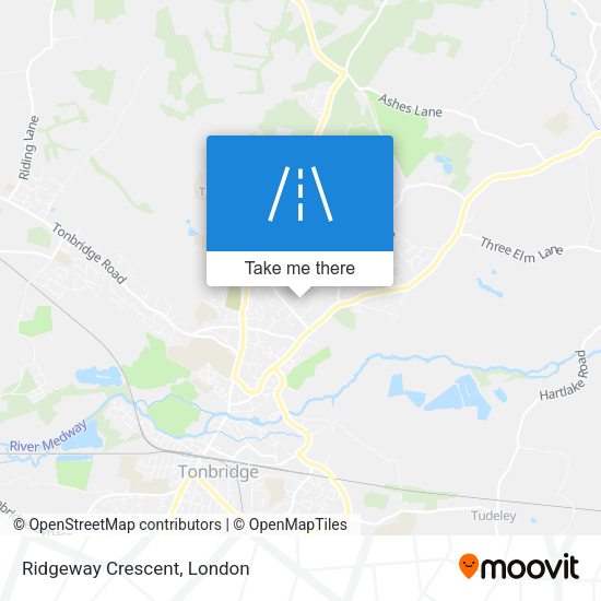 Ridgeway Crescent map
