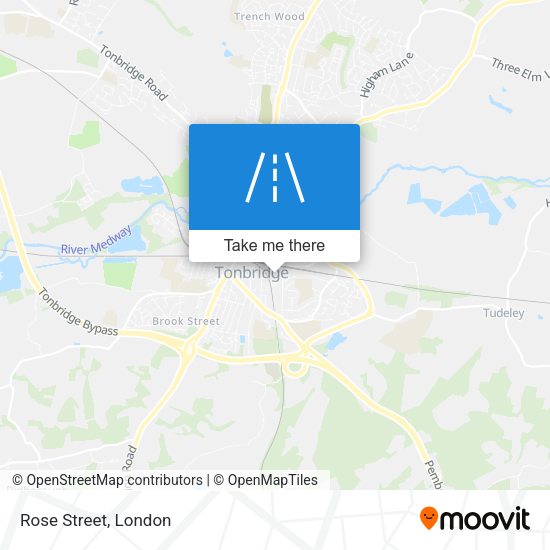 Rose Street map