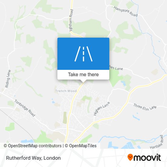 Rutherford Way map