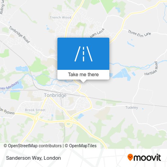 Sanderson Way map
