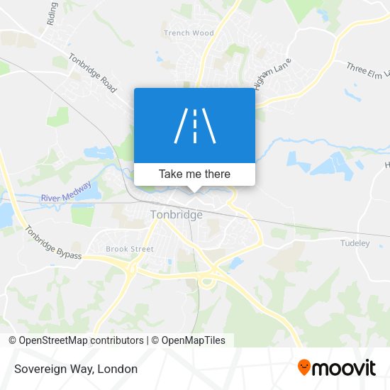 Sovereign Way map