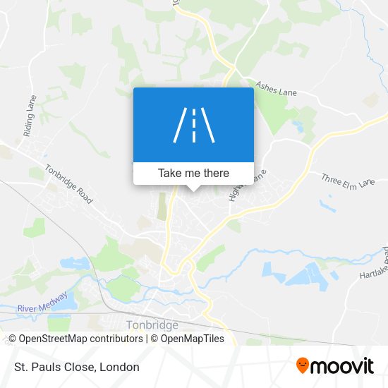 St. Pauls Close map
