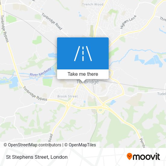 St Stephens Street map