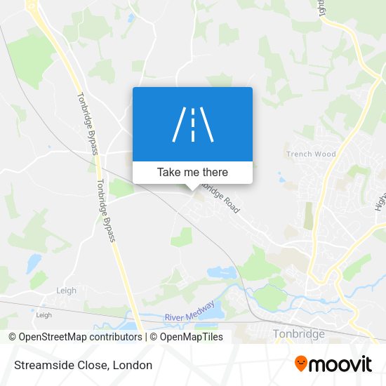 Streamside Close map